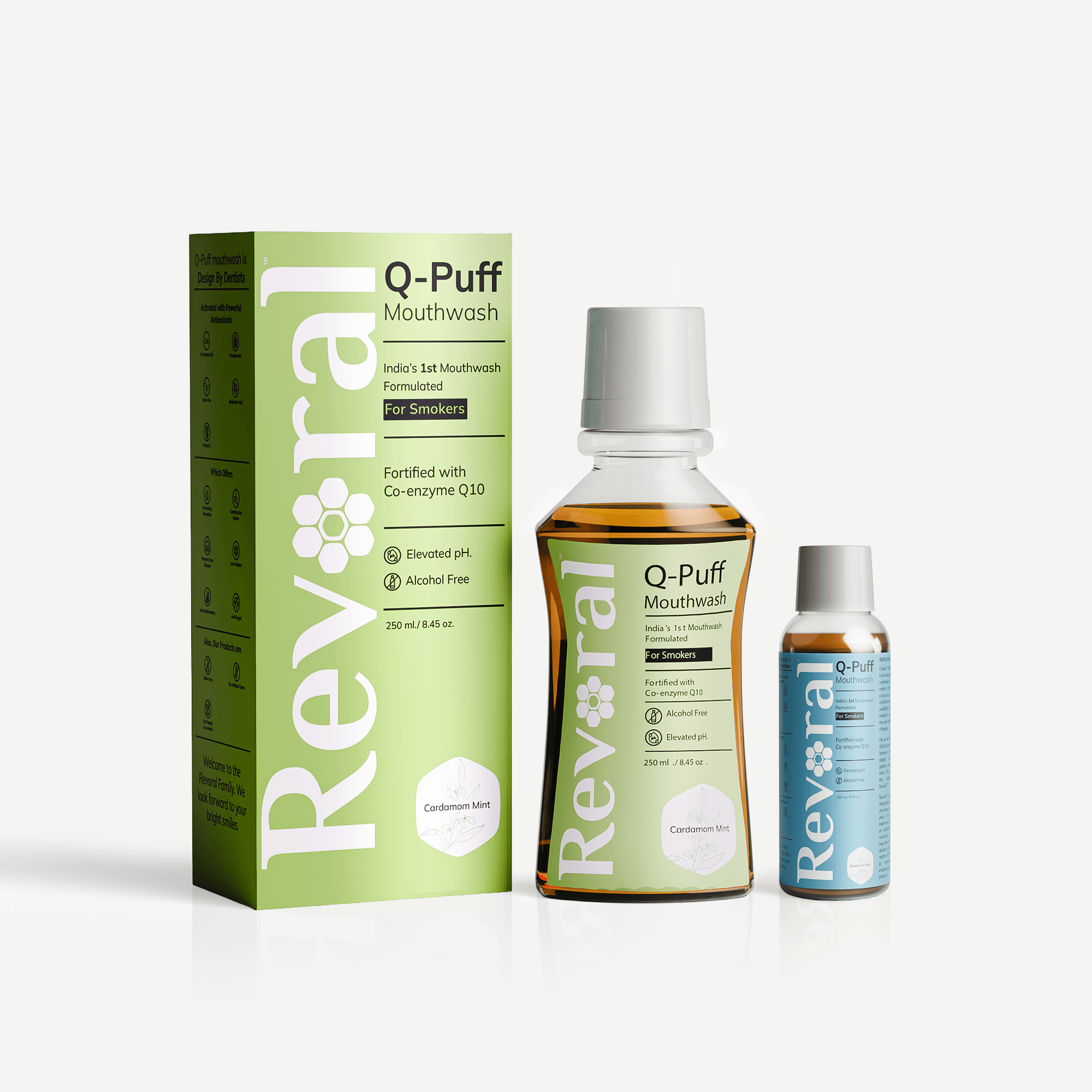 Q-Puff mouthwash
