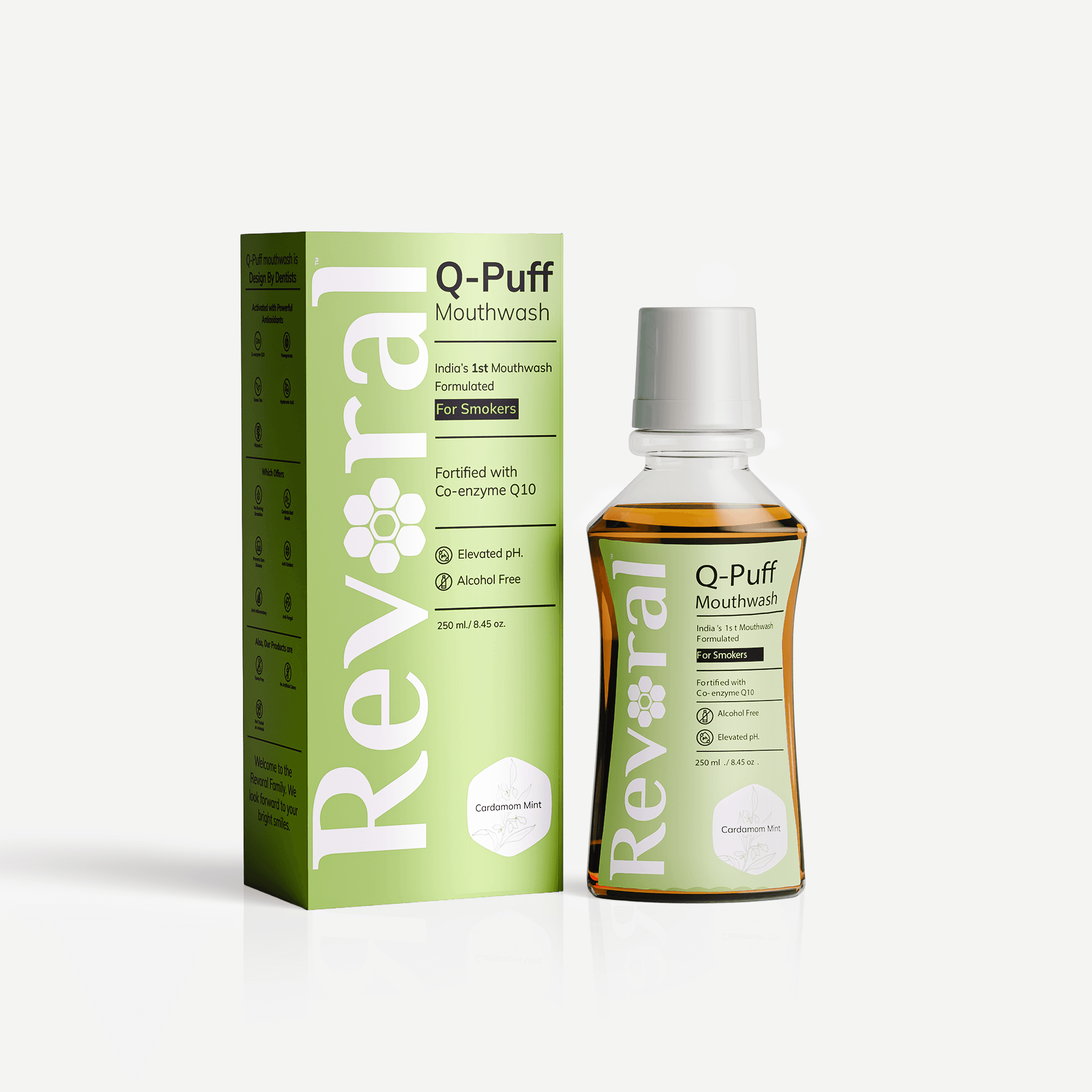 Q-Puff mouthwash